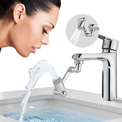 Arm Swivel Faucet Extension - 360° Rotating Kitchen Sink Tap Extender
